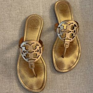 Tory Burch Miller sandals, 8.5 but fit like 8